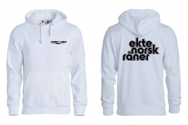 Street Crew Norway Hvit Hettegenser